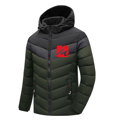 Bombardero de relleno caliente rellenado fumador Jean Jacket de la burbuja de la chaqueta brillante