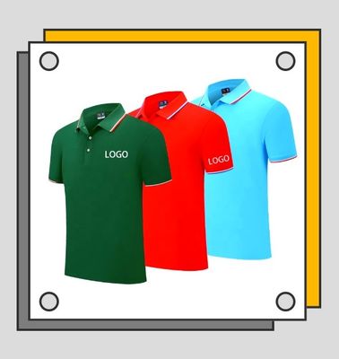 Polo Quick Dry Collared Shirts 100% de los hombres de las camisas de algodón del poliéster