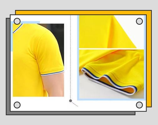 Polo Quick Dry Collared Shirts 100% de los hombres de las camisas de algodón del poliéster