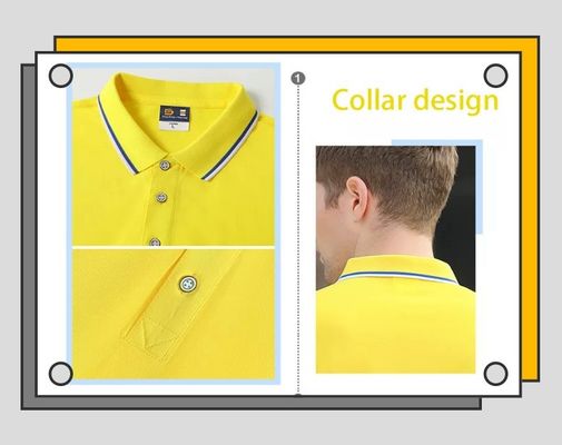 Polo Quick Dry Collared Shirts 100% de los hombres de las camisas de algodón del poliéster
