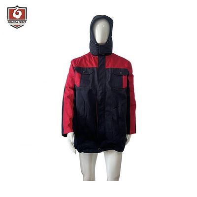 Chaqueta larga negra del invierno de la seguridad de la ropa del Workwear de la manga