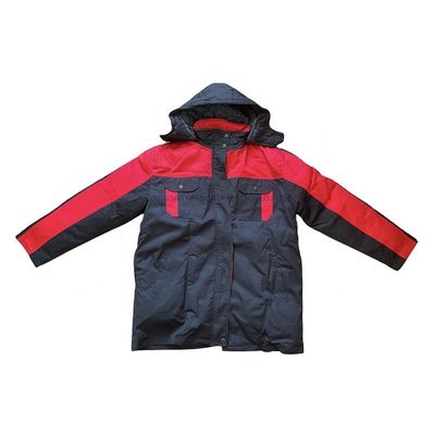 Chaqueta larga negra del invierno de la seguridad de la ropa del Workwear de la manga