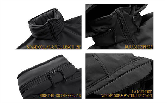 Chaqueta de ciclo a prueba de viento de Softshell de la prenda impermeable al aire libre