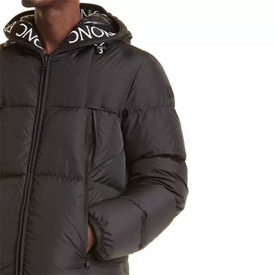 Duck Down Jacket Thick Warm blanco ligero abajo de la chaqueta con capucha