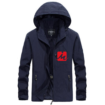 Capa casual de las chaquetas de la cazadora de los hombres impermeables encapuchados militares de la cazadora
