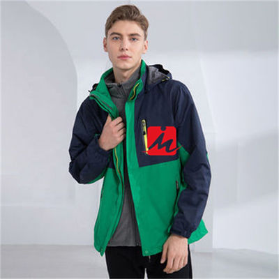 3 en las chaquetas impermeables de 1 Softshell impermeabilice caminar la chaqueta Costura-sellada