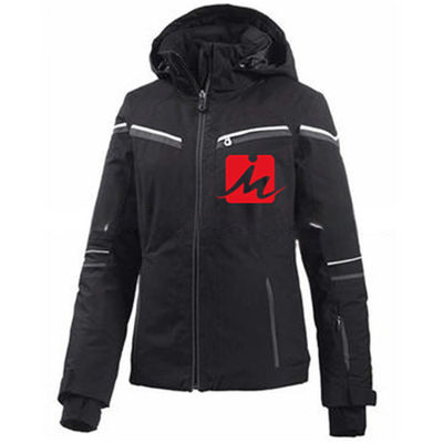SKI Outerwear Outdoor Sport de las mujeres de las chaquetas de Softshell de la prenda impermeable del poliuretano del poliéster