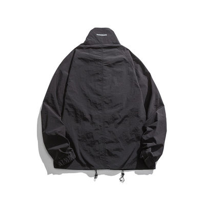Las chaquetas impermeables encapuchadas de la cazadora saltan chaqueta de Autumn Outdoor Light Windbreaker