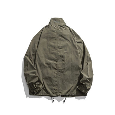 Las chaquetas impermeables encapuchadas de la cazadora saltan chaqueta de Autumn Outdoor Light Windbreaker