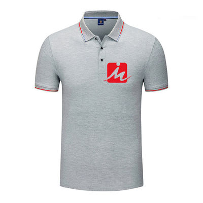 Las camisetas de algodón casuales de los hombres del OEM hicieron punto el golf respirable Polo Shirts