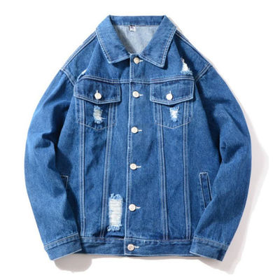 Chaqueta que monta casual de Streetwear de las chaquetas del dril de algodón del bordado del algodón del poliéster