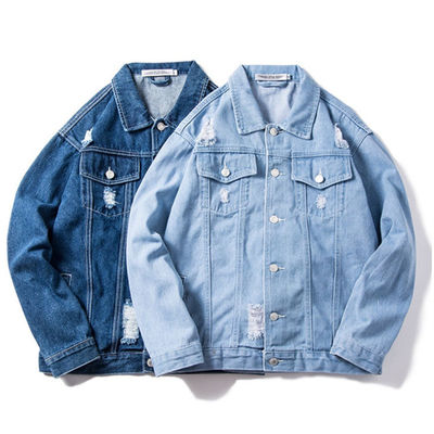 Chaqueta que monta casual de Streetwear de las chaquetas del dril de algodón del bordado del algodón del poliéster