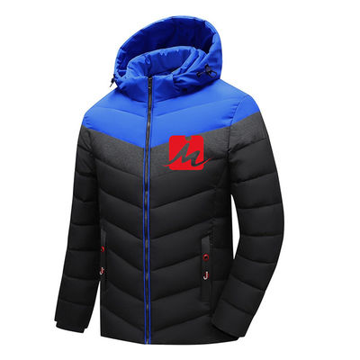 Bombardero de relleno caliente rellenado fumador Jean Jacket de la burbuja de la chaqueta brillante
