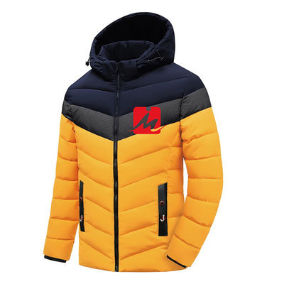 Bombardero de relleno caliente rellenado fumador Jean Jacket de la burbuja de la chaqueta brillante