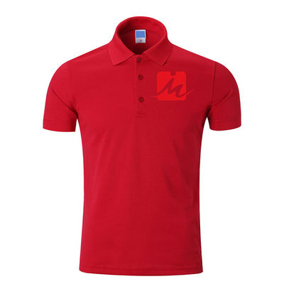 El piqué respirable 100% del rayón de 240 G/M Polo Shirts bordó a Polo Shirts de los hombres del algodón