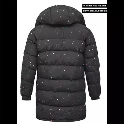 Prendas de vestir exteriores caliente de encargo rellenada fumador BRILLANTE del invierno de la chaqueta abajo de la chaqueta