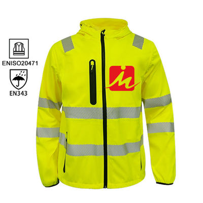 Alto Workwear impermeable de Vis Uniform Reflective Work Jacket de la ropa de la visibilidad hola