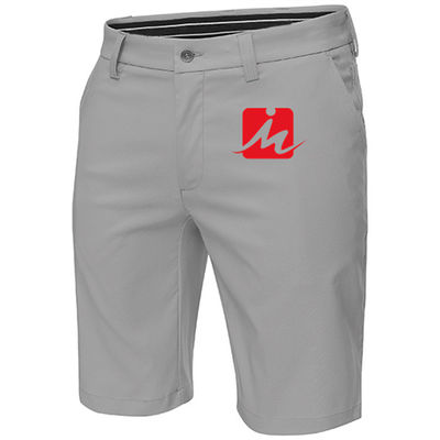 Pantalones cortos respirables de secado rápido del golf de Spandex del estiramiento de los hombres del golf del poliéster casual de los pantalones cortos