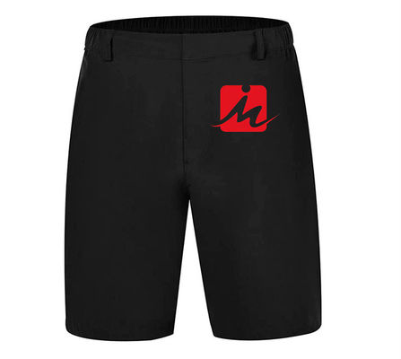 El golf de secado rápido del estiramiento pone en cortocircuito pantalones cortos casuales sólidos del golf de Spandex del poliéster de Wicking de la humedad