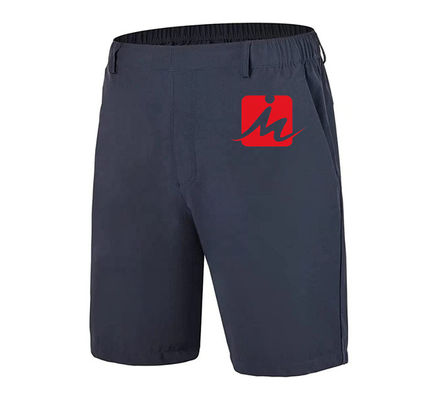 El golf de secado rápido del estiramiento pone en cortocircuito pantalones cortos casuales sólidos del golf de Spandex del poliéster de Wicking de la humedad