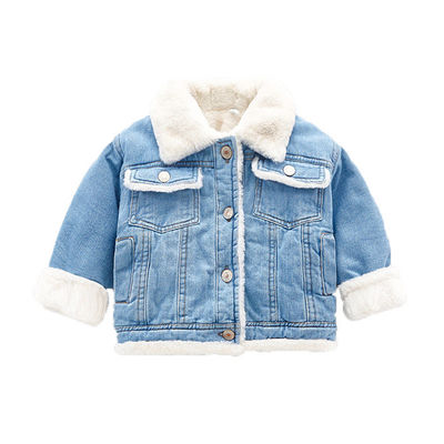 El niño de las muchachas del bordado del dril de algodón de las chaquetas de los muchachos de encargo del OEM Outwear la chaqueta