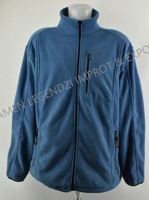 Chaqueta caliente del paño grueso y suave de la chaqueta de los hombres a prueba de viento de la cremallera multi casual al aire libre del bolsillo