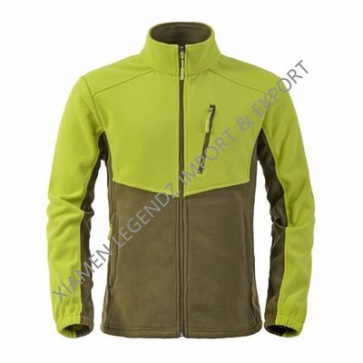 Chaqueta casual al aire libre del paño grueso y suave del paño grueso y suave polar del poliéster de la chaqueta del OEM que camina