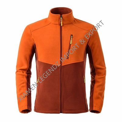 Chaqueta casual al aire libre del paño grueso y suave del paño grueso y suave polar del poliéster de la chaqueta del OEM que camina