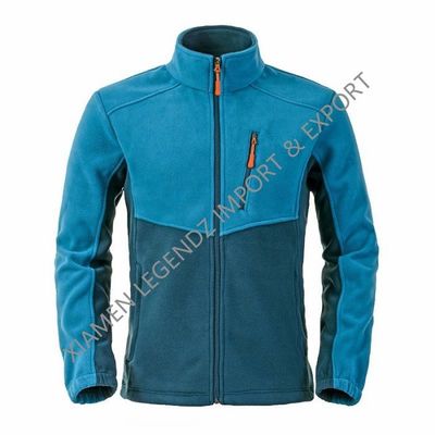 Chaqueta casual al aire libre del paño grueso y suave del paño grueso y suave polar del poliéster de la chaqueta del OEM que camina