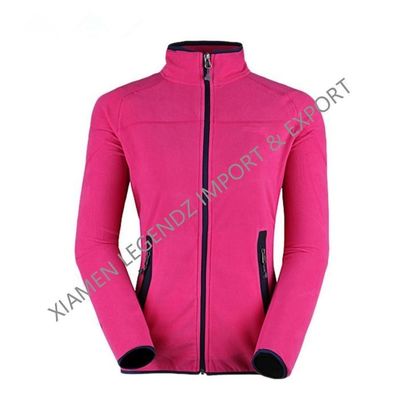 La chaqueta polar del paño grueso y suave de las chaquetas respirables impermeables al aire libre de las mujeres guarda desgaste externo colorido caliente