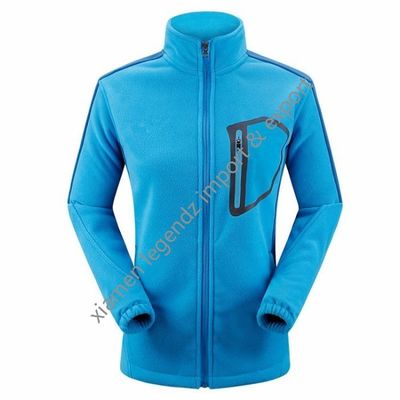 La chaqueta clásica del invierno del deporte de Mountainnering para las mujeres relampaga para arriba la chaqueta gruesa del paño grueso y suave del poliéster