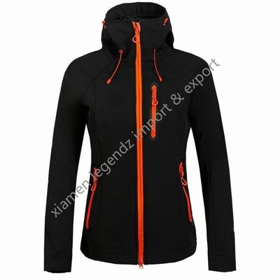 Prendas de vestir exteriores respirable al aire libre de las mujeres del invierno de la prenda impermeable de las chaquetas funcionales de Softshell