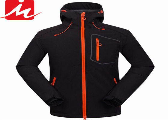 Chaqueta de Spandex del poliéster de los hombres al aire libre del invierno de las chaquetas de Softshell de la prenda impermeable del hidrófugo