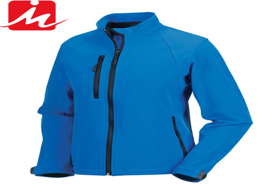 Chaqueta de Softshell del poliéster de Spandex del hidrófugo del invierno de los hombres respirables de la chaqueta
