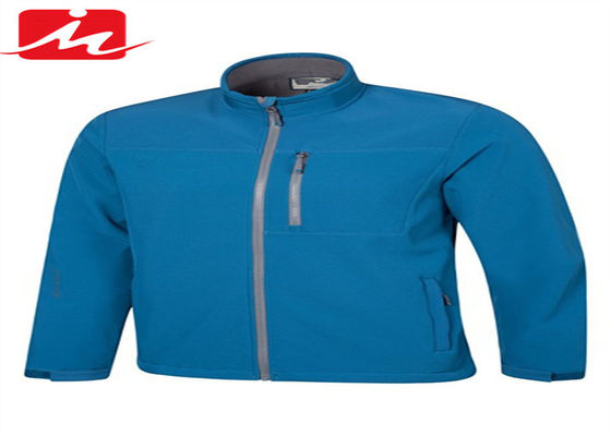 Chaqueta de Softshell del poliéster de Spandex del hidrófugo del invierno de los hombres respirables de la chaqueta