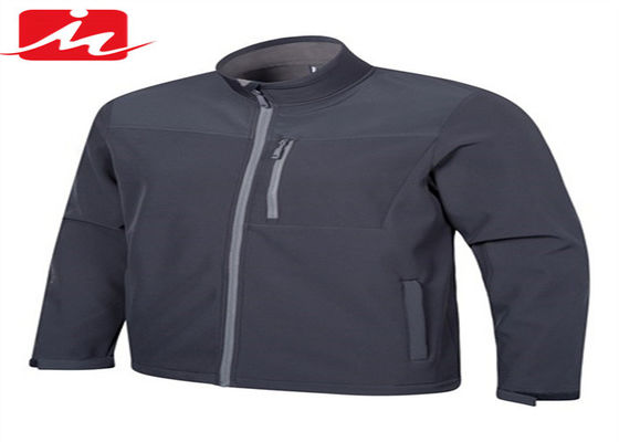 Chaqueta de Softshell del poliéster de Spandex del hidrófugo del invierno de los hombres respirables de la chaqueta