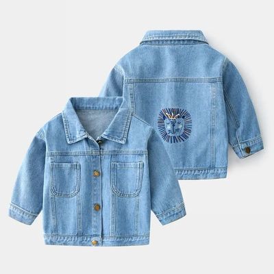 chaqueta casual al por mayor de la primavera del reclye y del dril de algodón de los muchachos del otoño para los niños