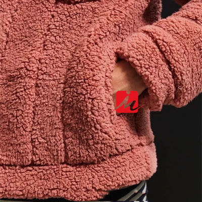 chaqueta del camionero del sherpa del paño grueso y suave del shearling de los bolsillos del pecho del invierno 2 para los hombres