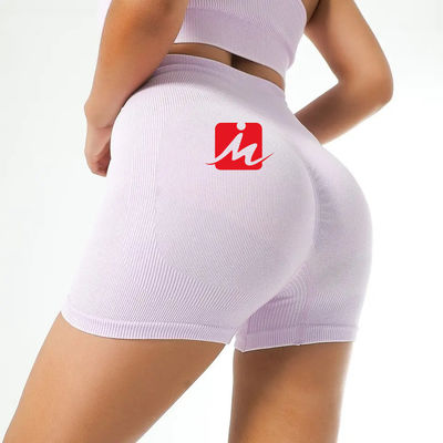 Sujetador deportivo de 5 piezas y mallas para mujer Conjuntos de fitness acanalados sin costuras Ropa deportiva